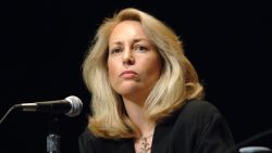 NEW YORK - JUNE 2:  Former CIA covert agent Valerie Plame Wilson speaks at the Saturday Book and Author Luncheon at the Book Expo at the Jacob Javits Center June 2, 2007 in New York City.  (Photo by Brad Barket/Getty Images)
