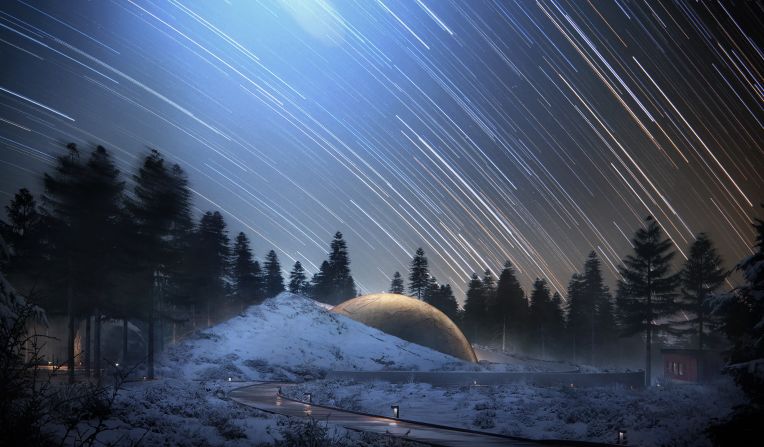 Snohetta has designed a new planetarium, which will join the Harestua Solar Observatory -- Norway's largest astronomical facility -- in 2020. 