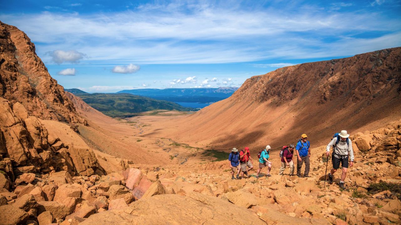 <strong>Tablelands: </strong>This striking area in Gros Morne National Park marks a spot where the continents of Africa and North America collided.