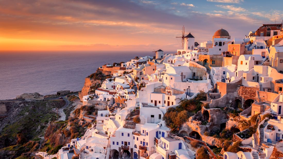 <strong>Positive effect:</strong> Santorini's modern wineries are helping the island to fight back against mass tourism, as wine cultivation offers an alternative to plowhing up fields to build hotels.