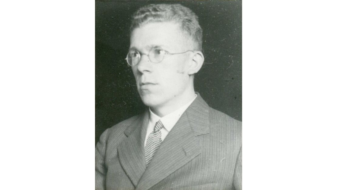 A portrait of Hans Asperger, circa 1940, from his personnel file.