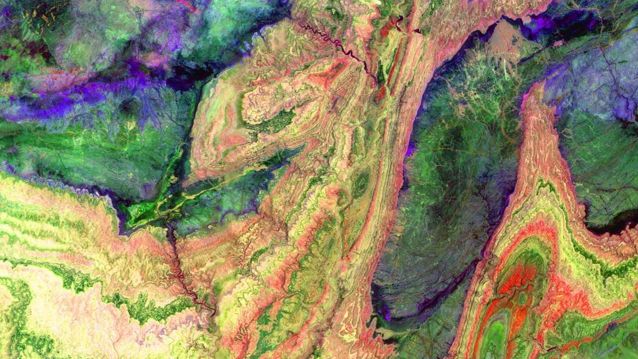 Morocco's Anti-Atlas Mountains formed about 80 million years ago, when Africa and Eurasia collided.