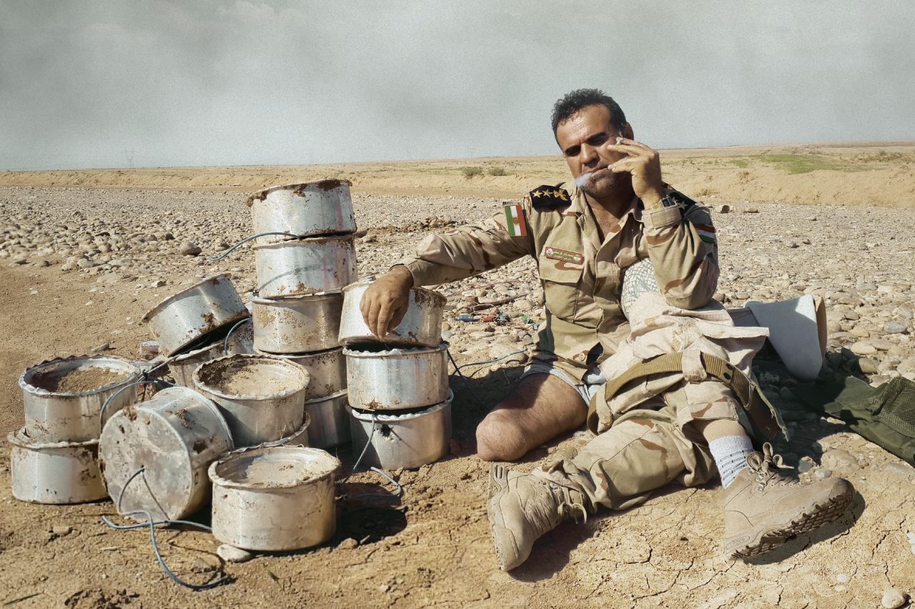 Fakhir Berwari disarmed thousands of mines in northern Iraq from 2003 until an improvised explosive device killed him in November 2014. His life and death were captured on camera, and the combination of amateur and professional footage has been turned into award-winning documentary "The Deminer." 