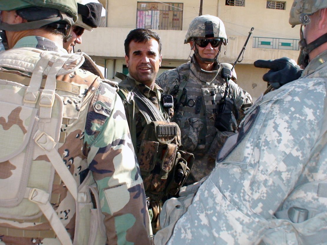 Berwari during the Iraq War. It was US troops who dubbed him "Crazy Fakhir" for his gung-ho attitude to demining.