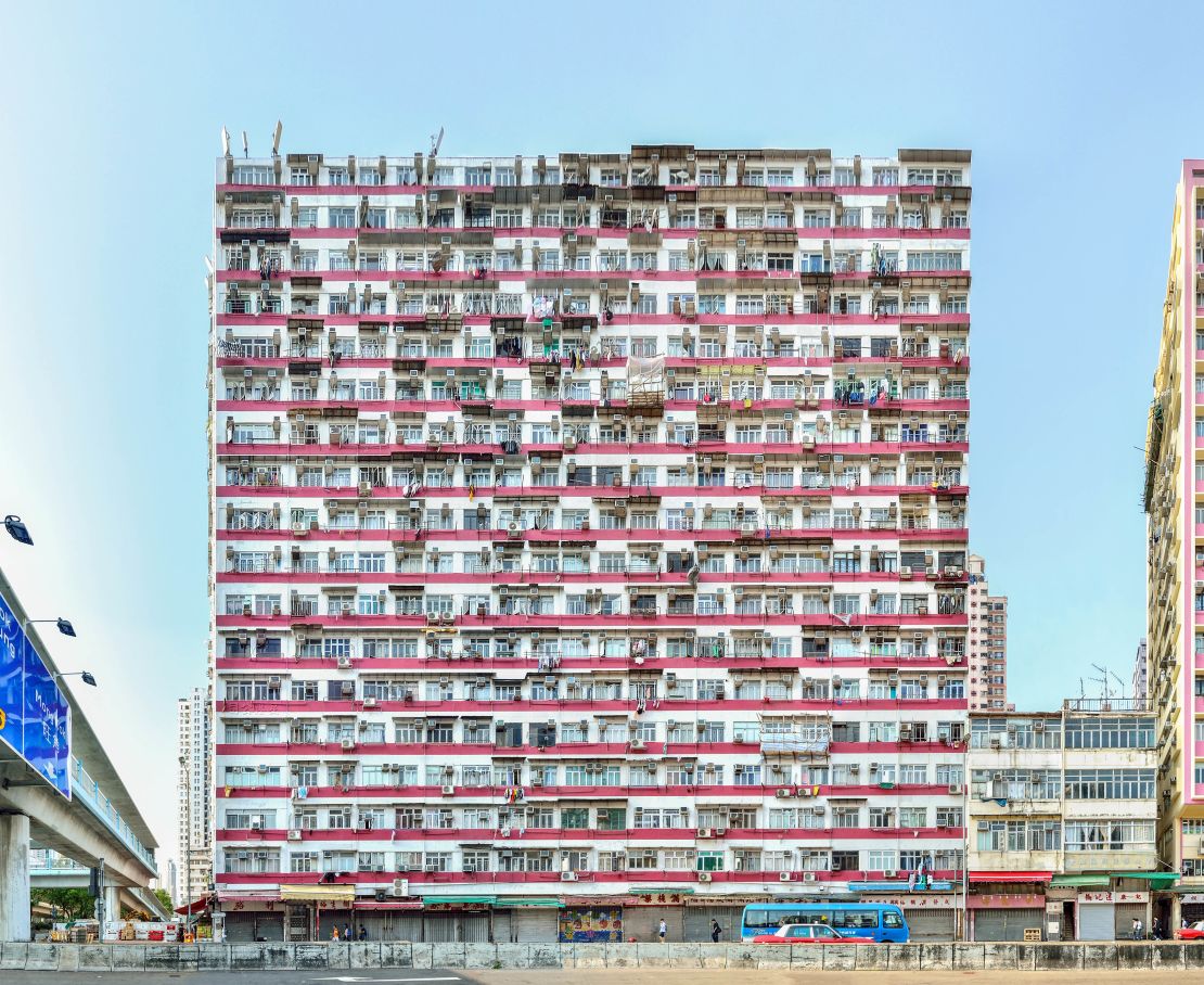 "Waterloo Road, Yau Ma Tei" (2017) by Stefan Irvine and Jörg Dietrich. Today, tong lau remain hives of social and commercial activity, home to densely-packed communities and small businesses like restaurants and pawn shops.