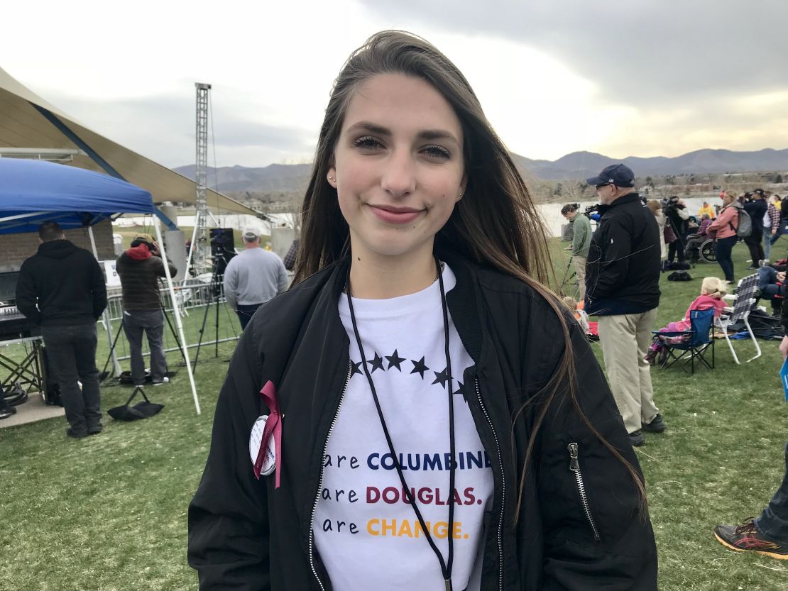 Marjory Stoneman Douglas High School student Kayla Schaefer on Columbine: "They went through it a long time ago, but we're going through it now so they understand what we are going through."