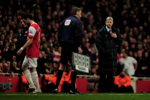 Years passed and fans hope faded. Wenger struggled to hold onto key players, and lost the likes of Fabregas, to Barcelona, and Van Persie -- who joined rivals Manchester United.