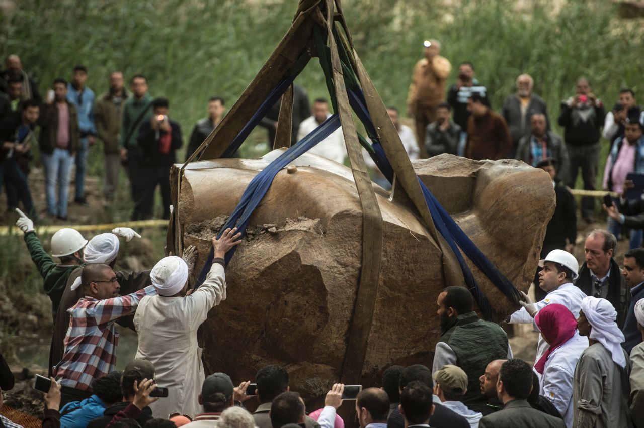 At first, researchers thought the colossus depicted Ramses II, one of ancient Egypt's most famous pharaohs.