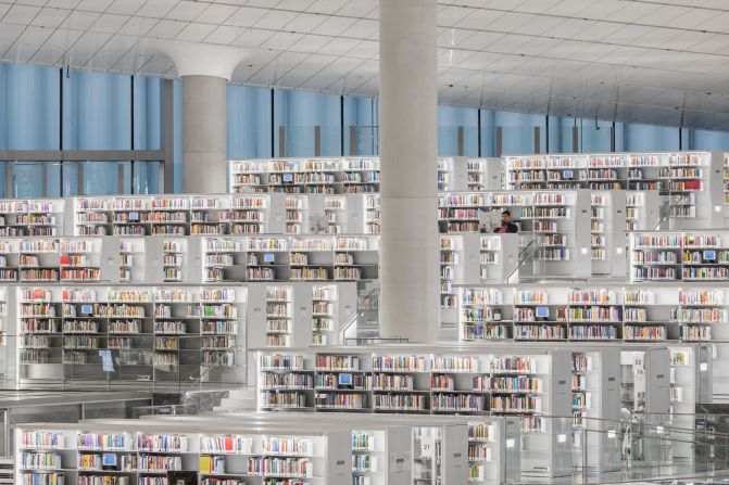 Designed by Dutch architectural firm OMA, Qatar National Library officially opened in April.    