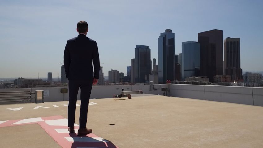 LA Mayor Eric Garcetti surveys his city