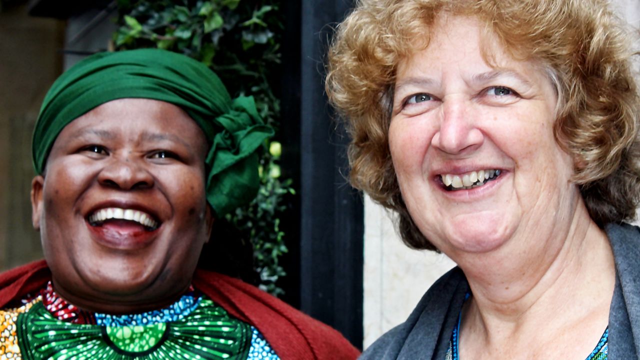 Fighting South Africa's proposed nuclear reactor with Russia has been a two-year battle for Makoma Lekalakala (left) and Liz McDaid.