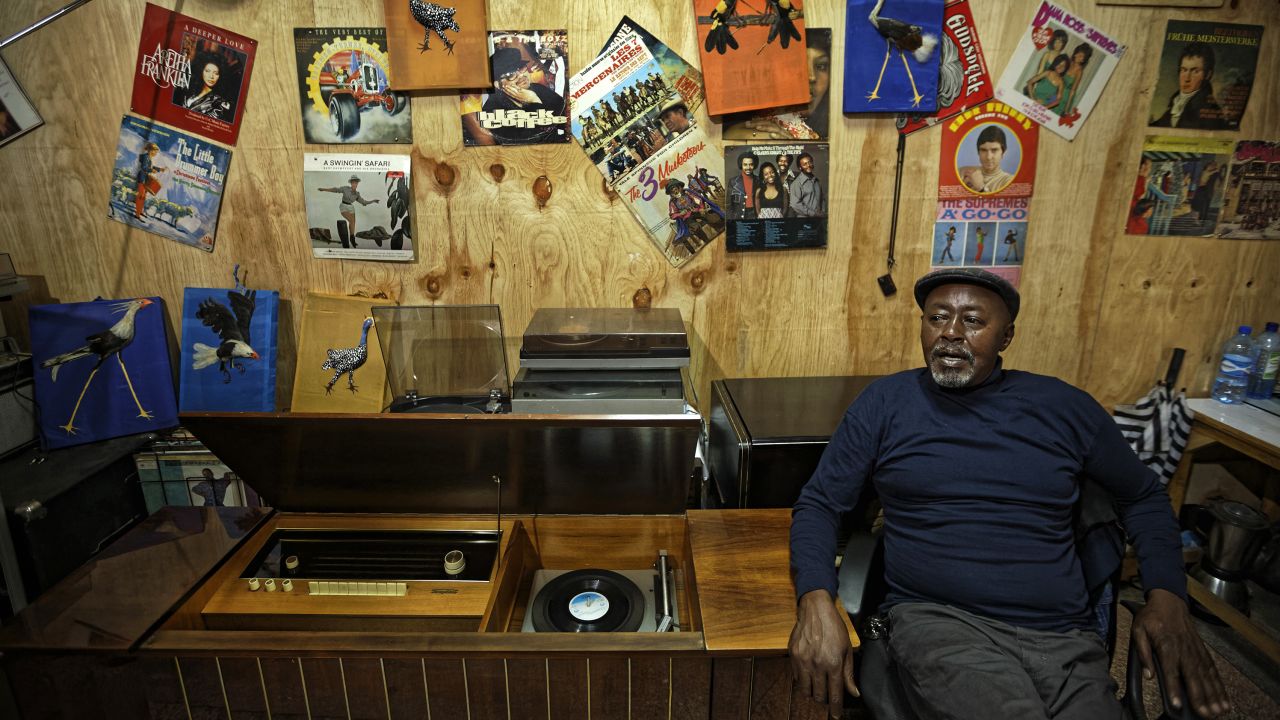 James "Jimmy" Rugami, a record-collecting legend who runs Nairobi's top vinyl store. 