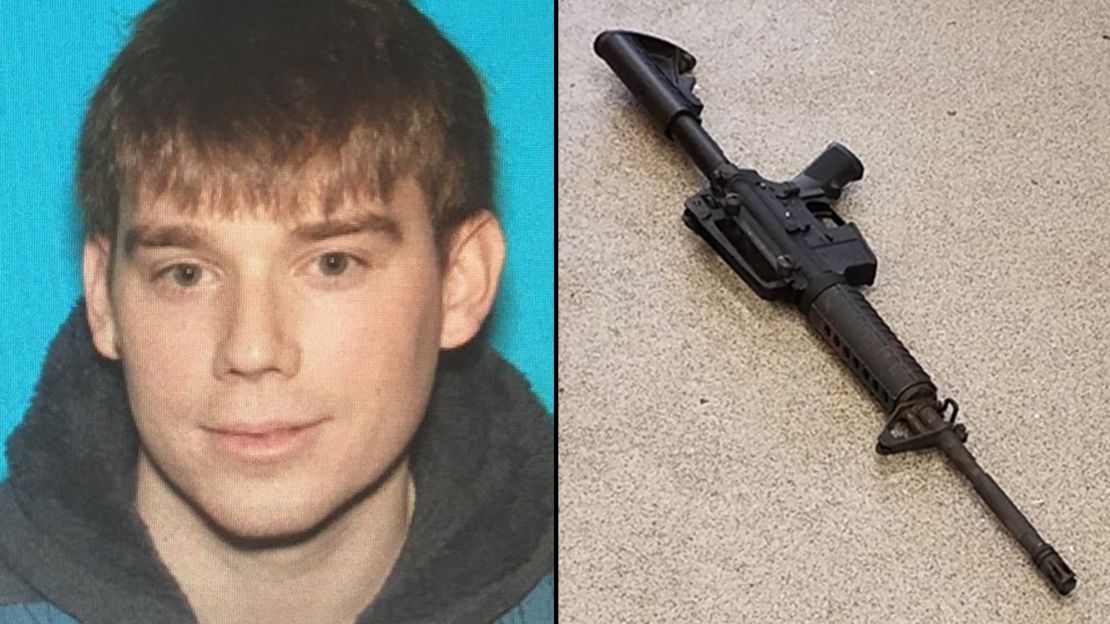 Travis Reinking is accused of using this assault-style rifle to shoot people at a Waffle House.