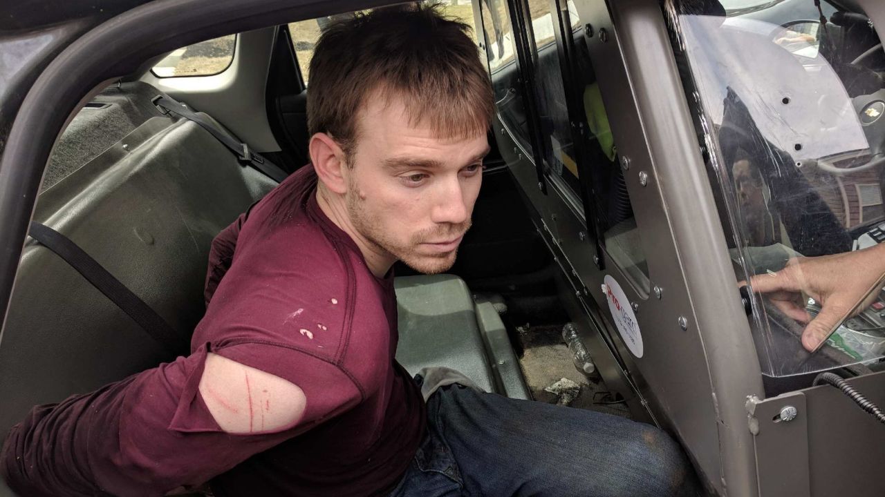 Travis Reinking was arrested Monday.