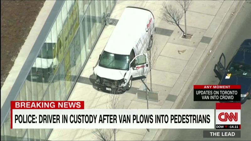 Reporter near scene describes Toronto van attack