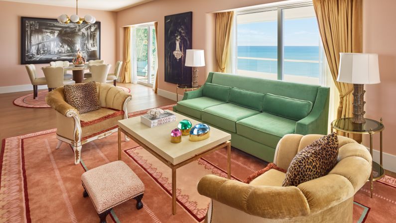 <strong>Faena Hotel Miami Beach: </strong>Designed in part with flamboyant Australian film director Baz Luhrmann, Faena Hotel Miami Beach is as visually over-the-top as it gets.