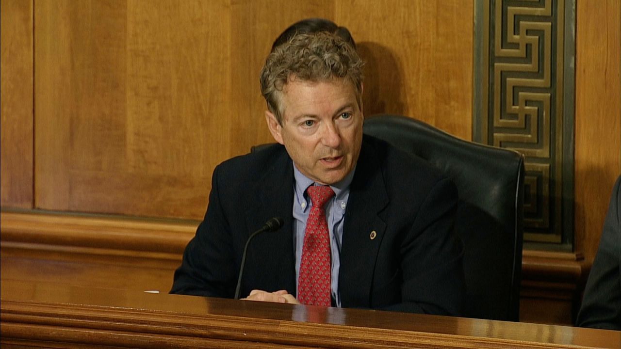 Sen. Rand Paul, Mike Pompeo nomination vote