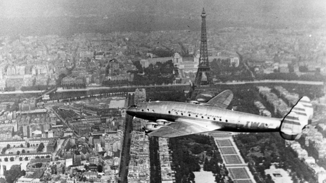 A Connie was TWA's first plane to offer regular service between Paris and New York.