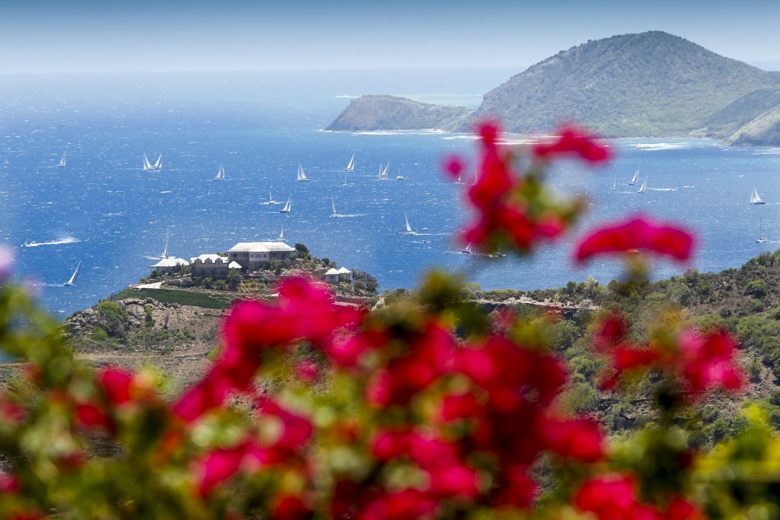 Antigua offers a stunning backdrop to the competitive racing.
