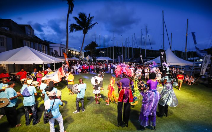 The shore-based activities are as important for some as the racing.