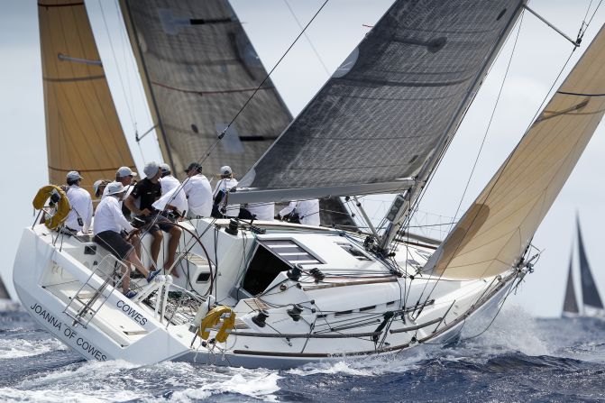 English Harbour buzzes with sailors from 30 nations during the week. 