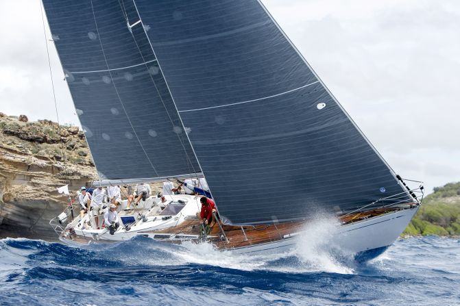 Crews come mainly from the UK, Germany, US and the Caribbean. Sleeper X (pictured) is a British-registered Swan 48.