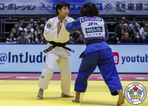 She's still never lost a match outside of her native Japan.