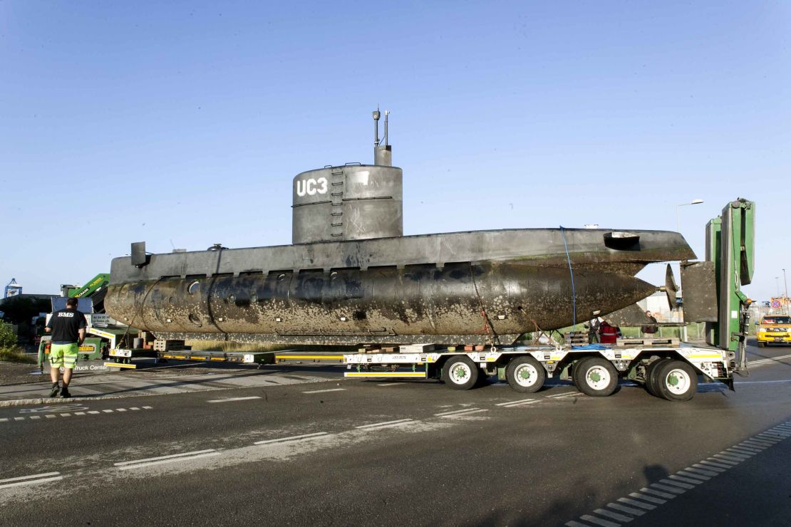 Madsen's submarine was removed from Copenhagen habor for forensic investigation in the days after Wall disappeared.
