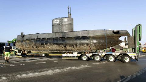 Madsen's submarine was removed from Copenhagen habor for forensic investigation in the days after Wall disappeared.