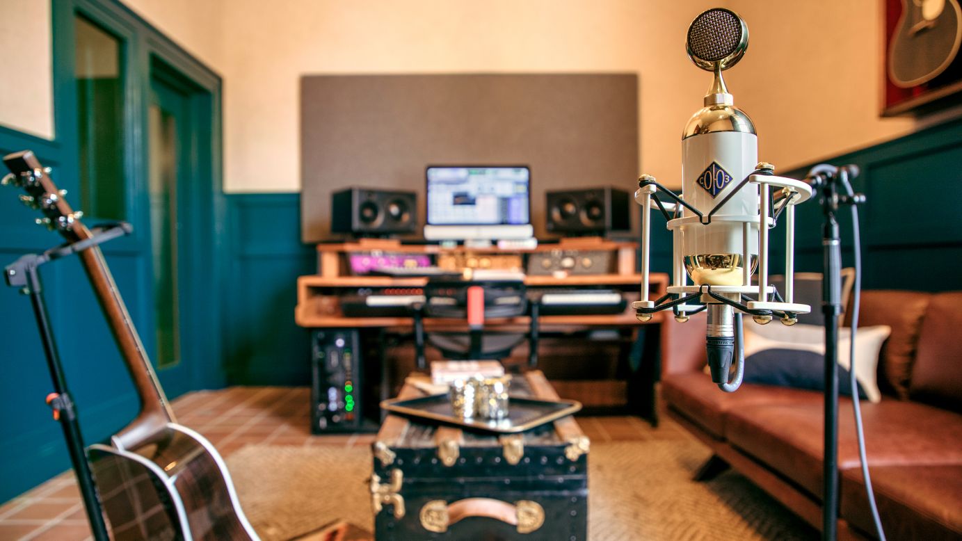 <strong>Perks included: </strong>The studios make it easy to record by providing mics, amps and other gear.