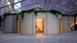 3D-printed house designed by architect Massimiliano Locatelli for Milan Design Week