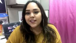 Sadie Hernandez talks about sex education during a live video posted to Facebook. 