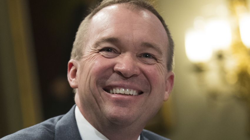 WASHINGTON, DC - MAY 24: Director of the Office of Management and Budget Mick Mulvaney testifies during a House Budget Committee hearing concerning the Trump administration's fiscal year 2018 budget, on Capitol Hill, May 24, 2017 in Washington, DC. Mulvaney defended President Trump's proposal to cut $3.6 trillion in federal spending over the next 10 years while increasing spending on defense and border security. (Photo by Drew Angerer/Getty Images)