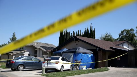 A view of the home of accused rapist and killer Joseph James DeAngelo in Citrus Heights.