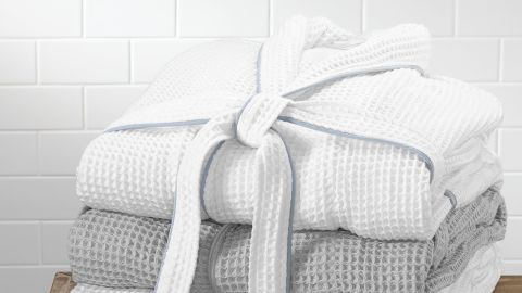 <strong>Boll & Branch Waffle Robe ($100; </strong><a href="https://www.bollandbranch.com/products/waffle-robe" target="_blank" target="_blank"><strong>bollandbranch.com</strong></a><strong>) </strong>