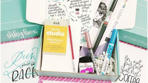 <strong>The Inky Box ($14/month; </strong><a href="https://www.cratejoy.com/subscription-box/theinkybox/" target="_blank" target="_blank"><strong>cratejoy.com</strong></a><strong>) </strong>