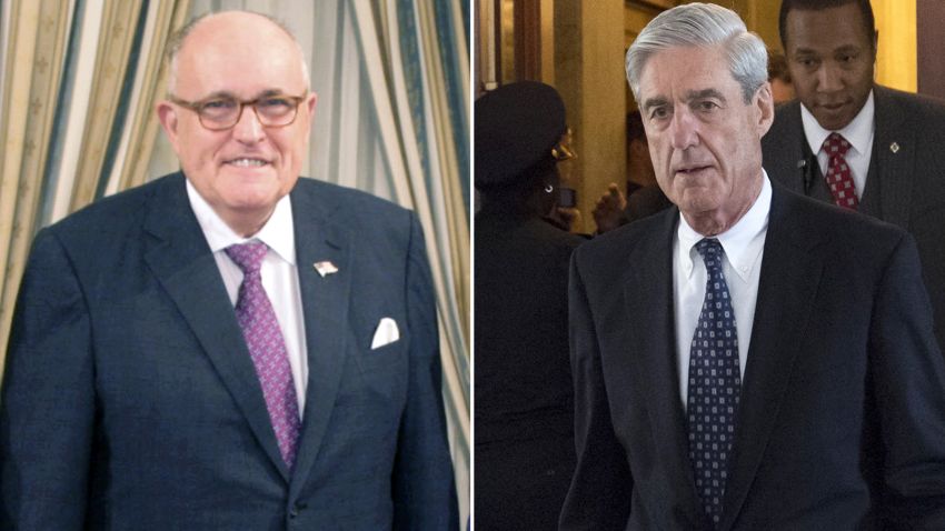 Rudy Giuliani and Robert Mueller