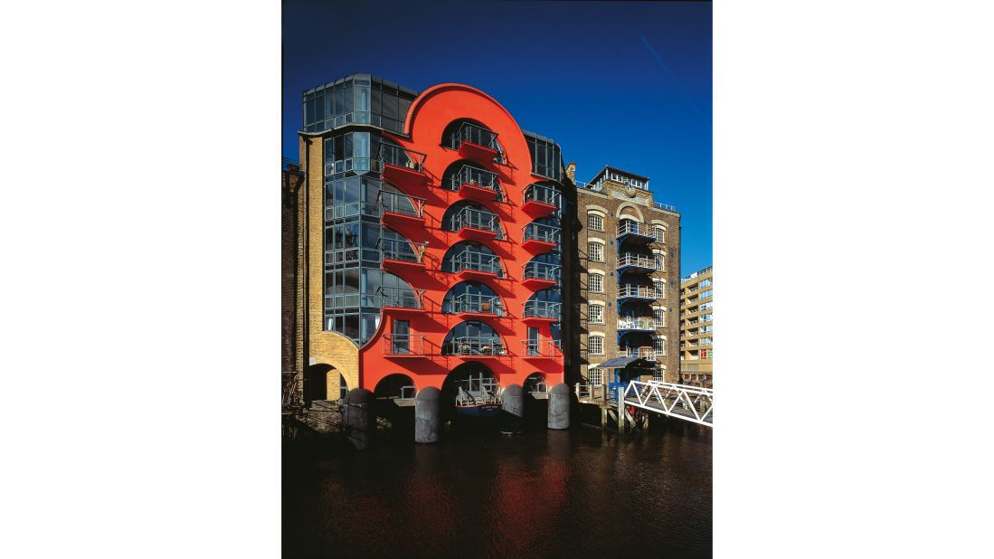 With its red lacquer façade, CZWG Architects' bold China Wharf building, in London, is as striking today as it was on completion in 1988.