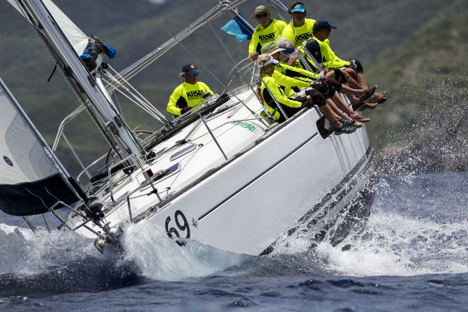 About 40% of entries are local boats chartered by visitors, with 30% of boats coming from abroad and the rest owned by Caribbean sailors.