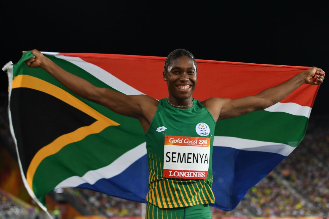 Competing at the Commonwealth Games for the first time, Semenya won double gold for South Africa in April.