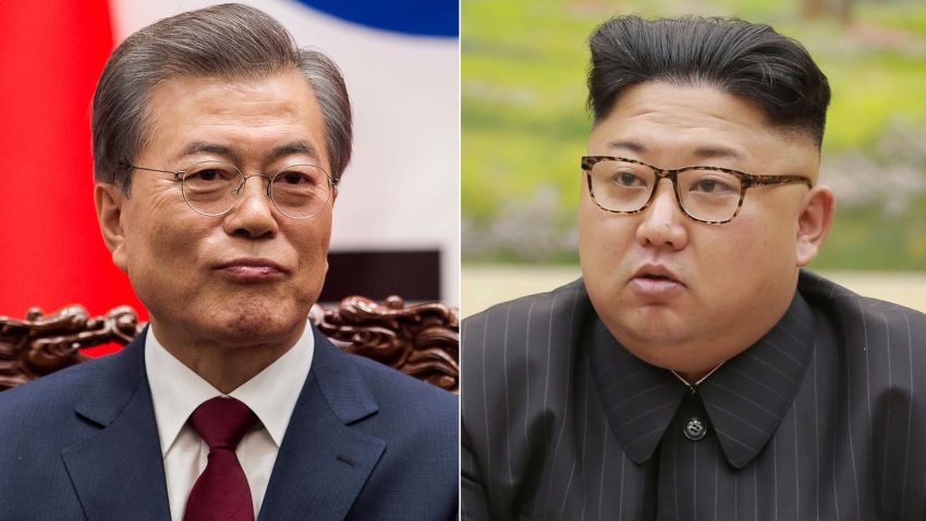 01 Moon Jae-In Kim Jong-Un SPLIT