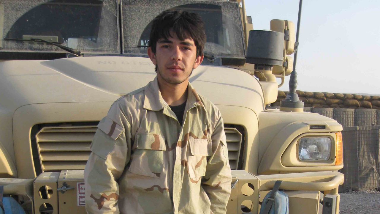 An undated photo shows Abdul Bari during his time working for the British military.