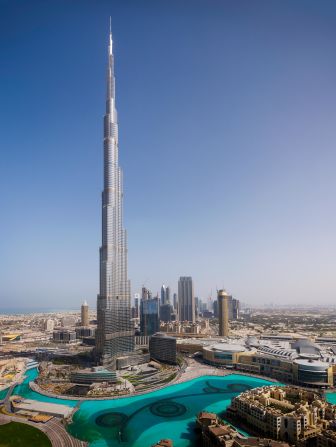 At 2,716.5 feet (828m), the Burj Khalifa is nearly 60% taller than any building ever constructed. Engineers developed a method to pump concrete 2,000 feet in the air, practicing by laying pipes across the desert floor, says Skidmore Owings & Merrill's (SOM) William Baker, structural engineering partner behind the build.