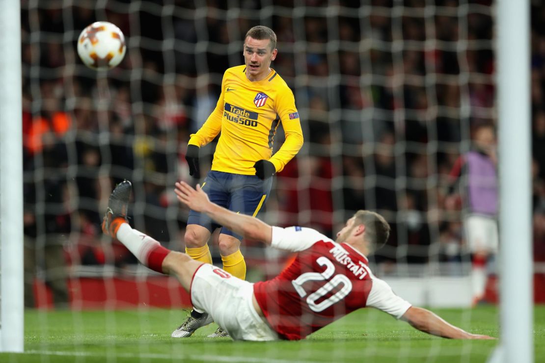 Griezmann capitalized on Arsenal's defensive frailties to equalize.