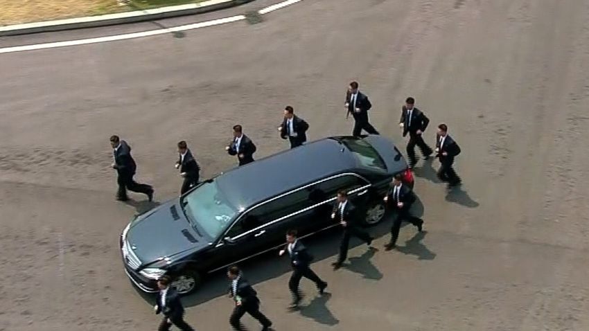 kim jong un security running