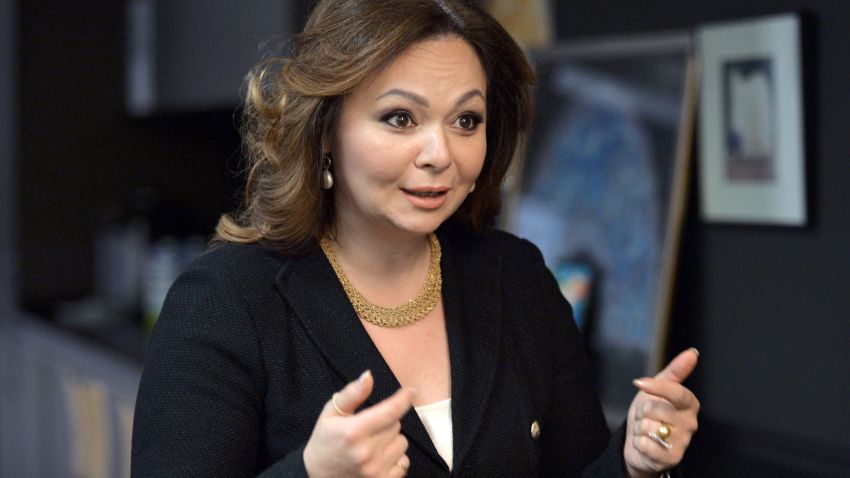 A picture taken on November 8, 2016 shows Russian lawyer Natalia Veselnitskaya speaking during an interview in Moscow.
The bombshell revelation that President Donald Trump's oldest son Don Jr. met with a Kremlin-tied Russian lawyer hawking damaging material on Hillary Clinton has taken suspicions of election collusion with Moscow to a new level. / AFP PHOTO / Kommersant Photo / Yury MARTYANOV / Russia OUT        (Photo credit should read YURY MARTYANOV/AFP/Getty Images)