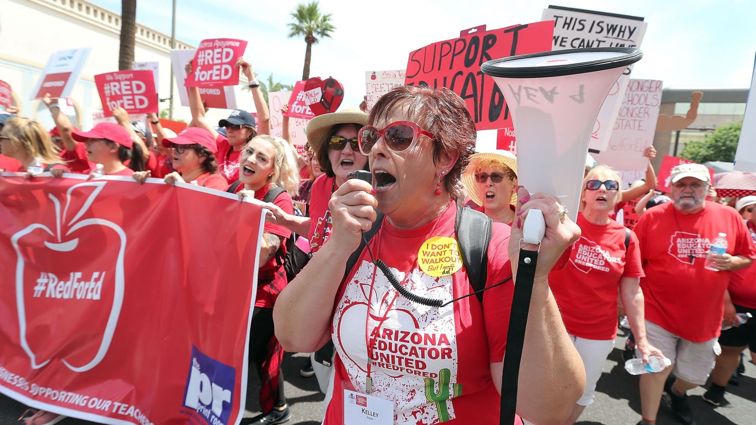 Fear Walking State Teachers Union Protest Redfored Shirt Fear Walking State Teachers Union Protest Redfored Shirt