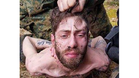 Maine State Police photographed John Williams when he was taken into custody.