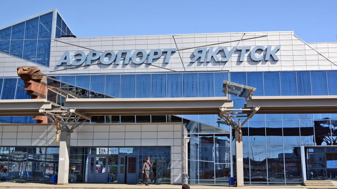 <strong>World's coldest airport:</strong> The Siberian city of Yakutsk, 450 kilometers south of the Arctic Circle,  endures average winter temperatures of around -38 F (-39 C). Its airport, therefore (pictured) has a strong claim to being the world's coldest. 
