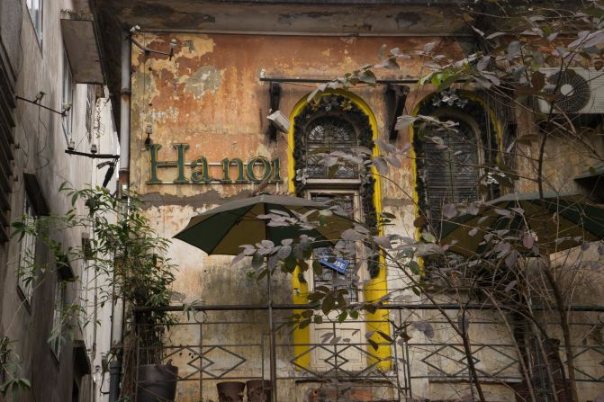 While some of Hanoi's grander colonial-era buildings have been renovated, many remain in a state of disrepair.